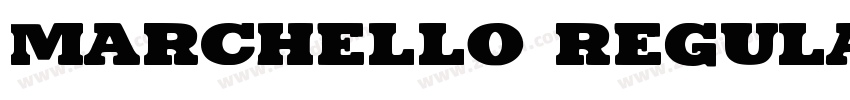 Marchello Regular字体转换